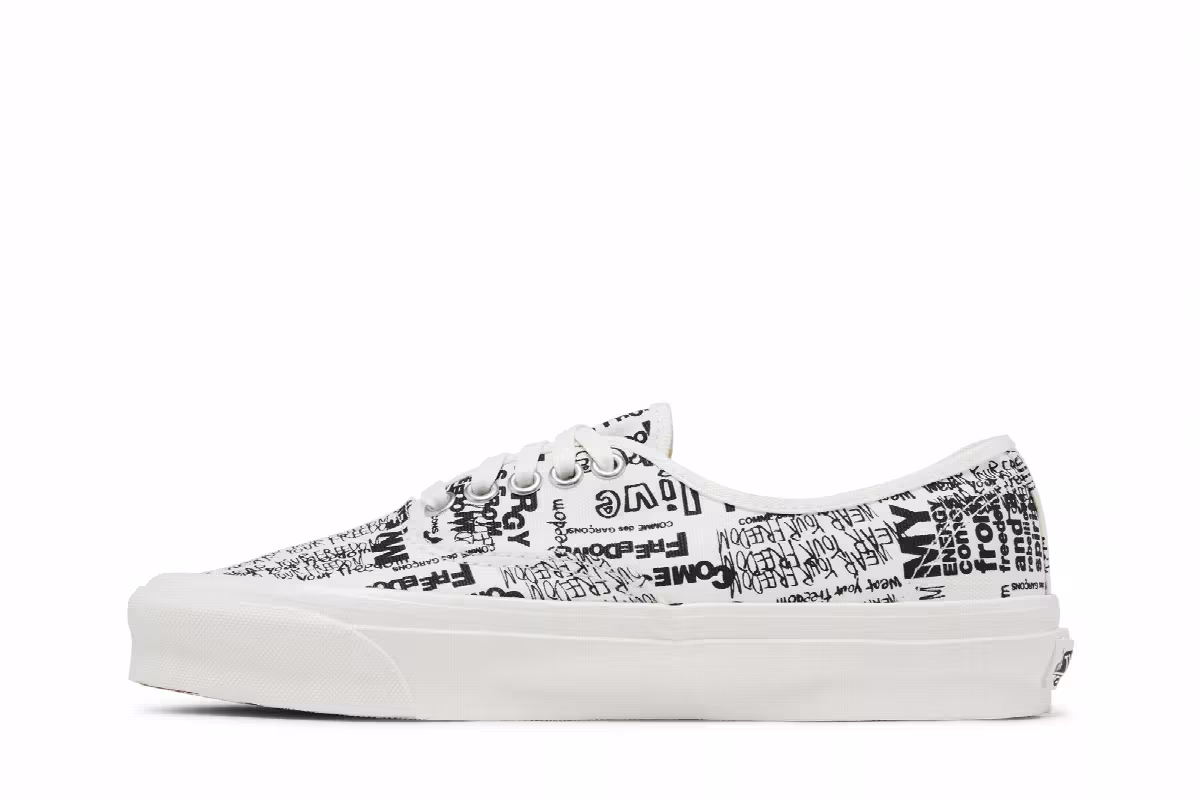 Comme des Garçons x Vans OG Authentic LX Graffiti, view 4