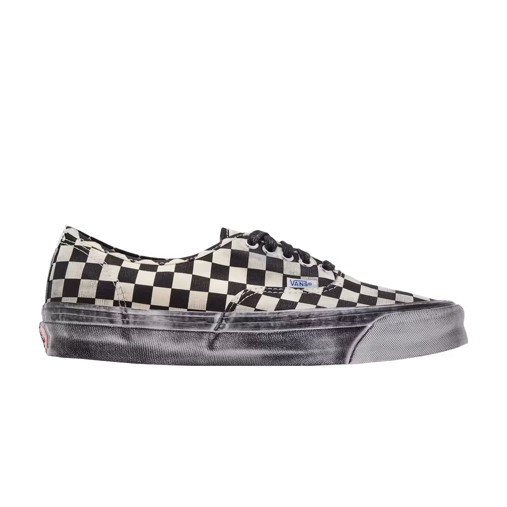 Vans OG Authentic LX Stressed - Black Checkerboard