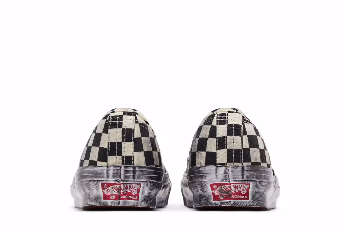 Vans OG Authentic LX Stressed - Black Checkerboard, view 7