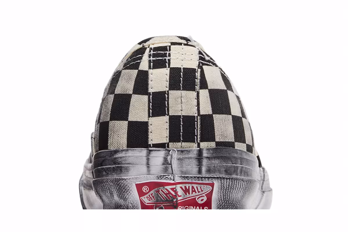 Vans OG Authentic LX Stressed - Black Checkerboard, view 8