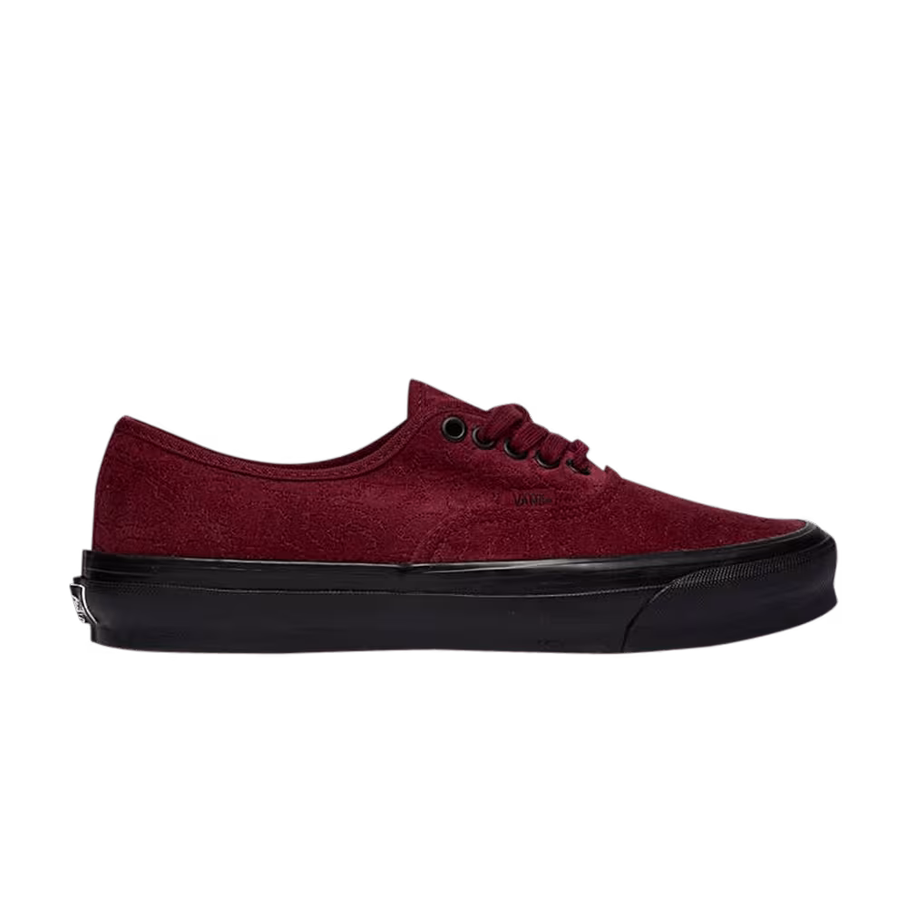 Vans OG Authentic LX Velvet Emboidery - Leopard Pomegranate