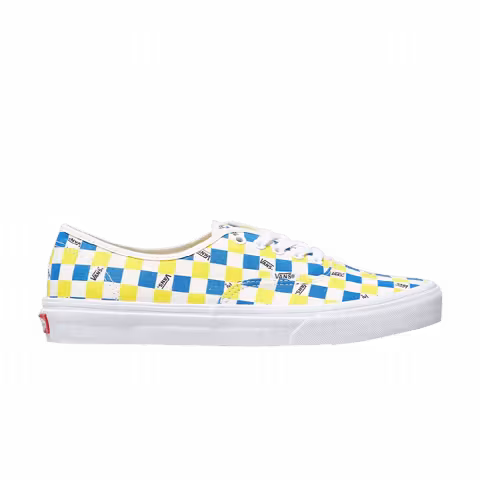 Vans Authentic 'BMX Checkerboard - Blue Lemon'