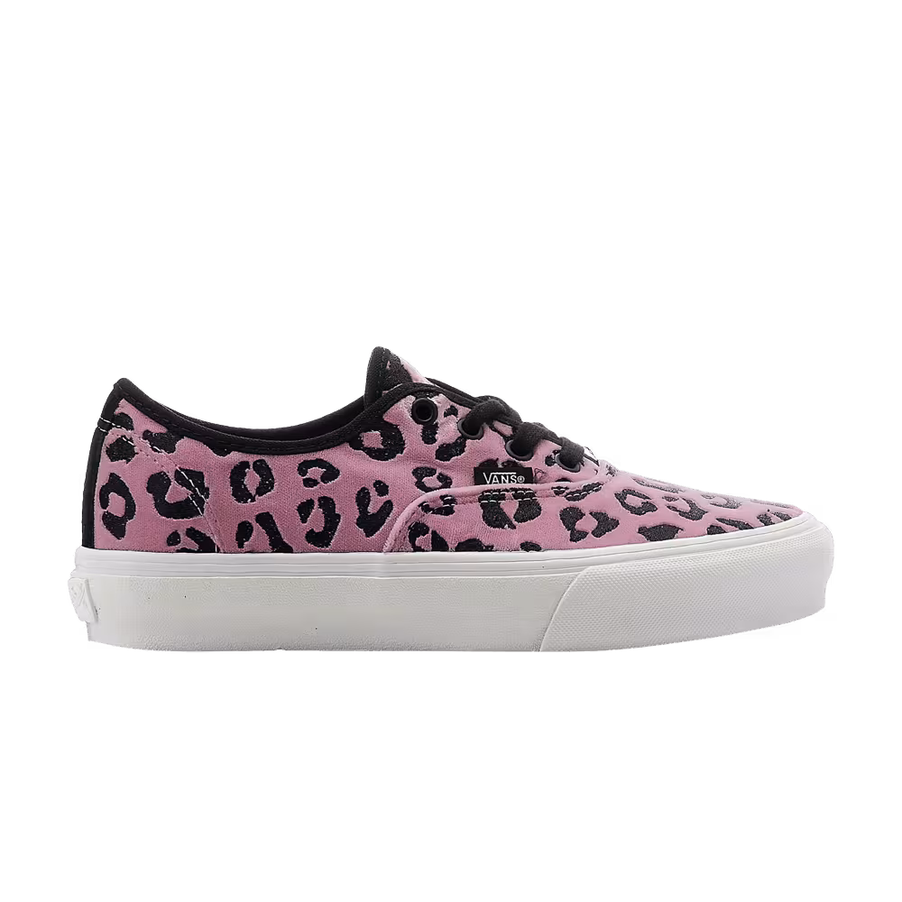 Vans Authentic VLT LX Mauve Leopard Velvet