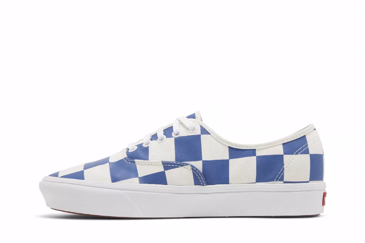 Vans ComfyCush Authentic Half Big Checker - Cadmium Yellow Blue, view 4