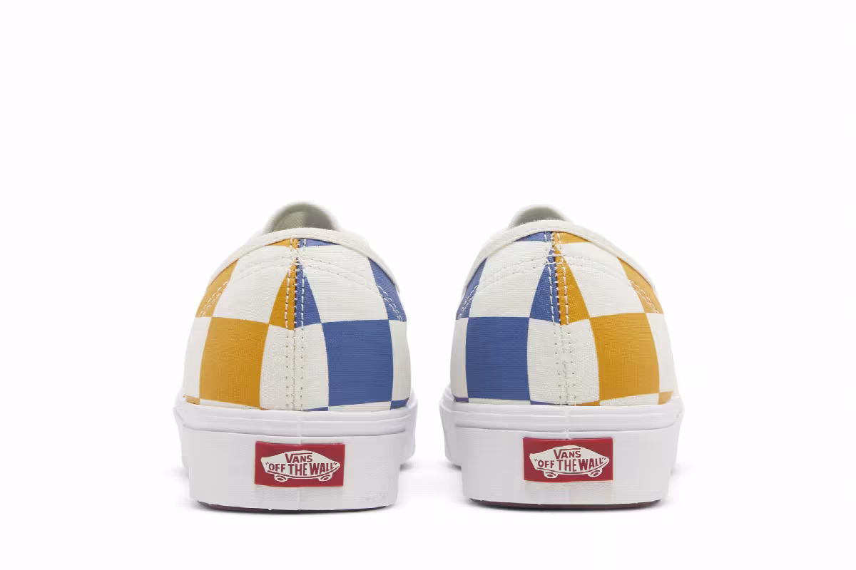 Vans ComfyCush Authentic Half Big Checker - Cadmium Yellow Blue, view 7