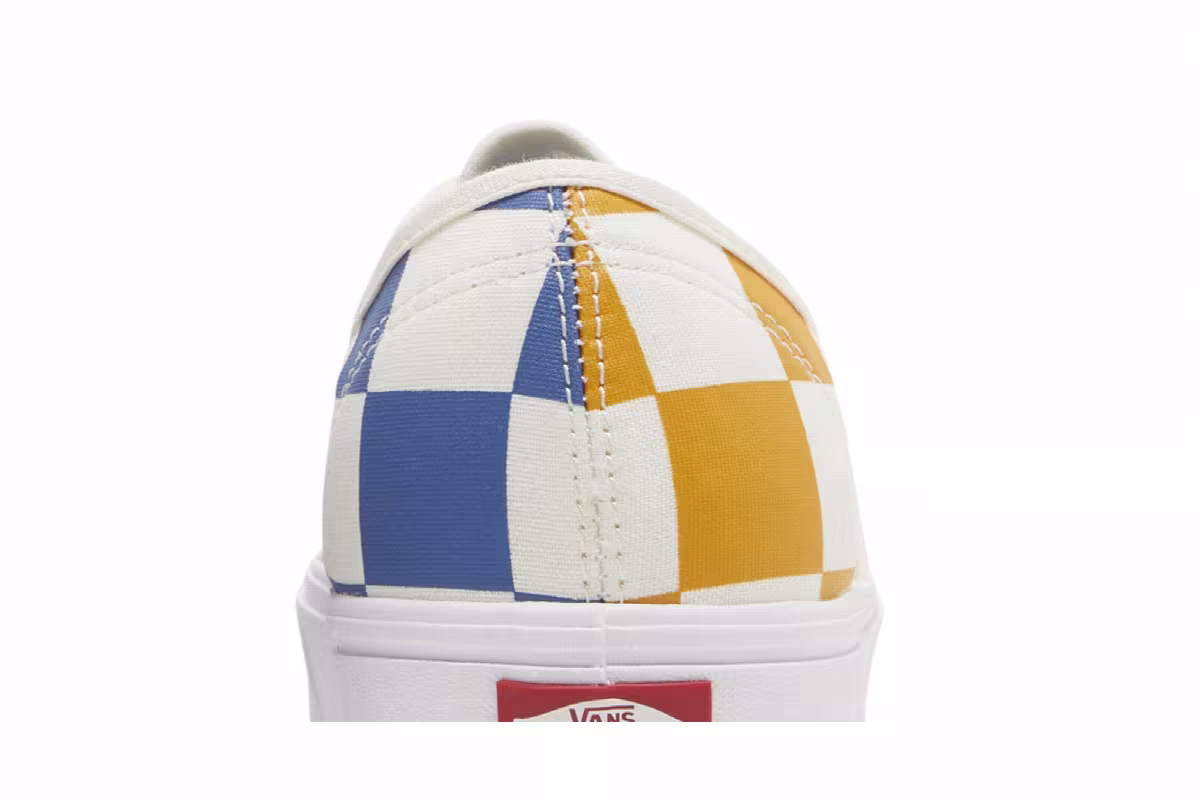 Vans ComfyCush Authentic Half Big Checker - Cadmium Yellow Blue, view 8
