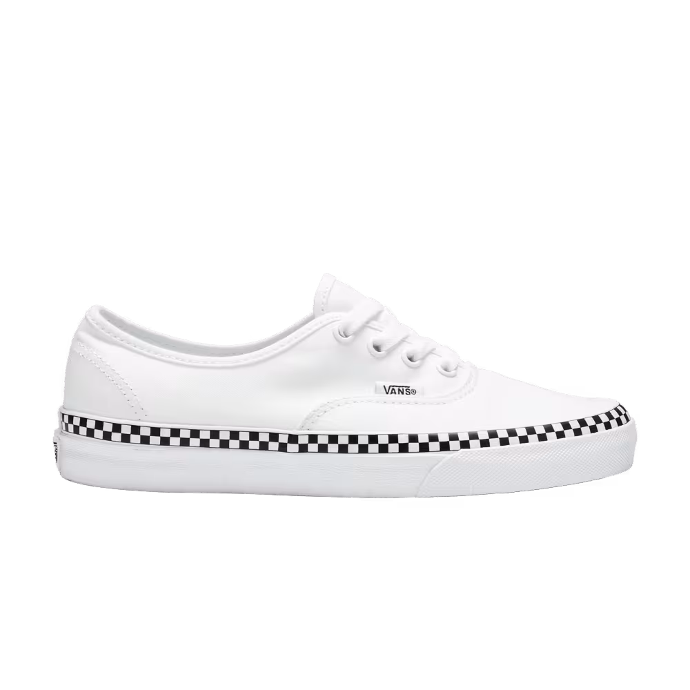 Vans Authentic Check Foxing - White