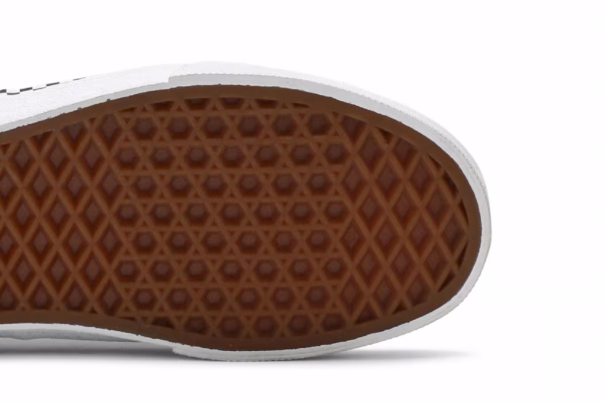 Vans Authentic Check Foxing - White, view 6