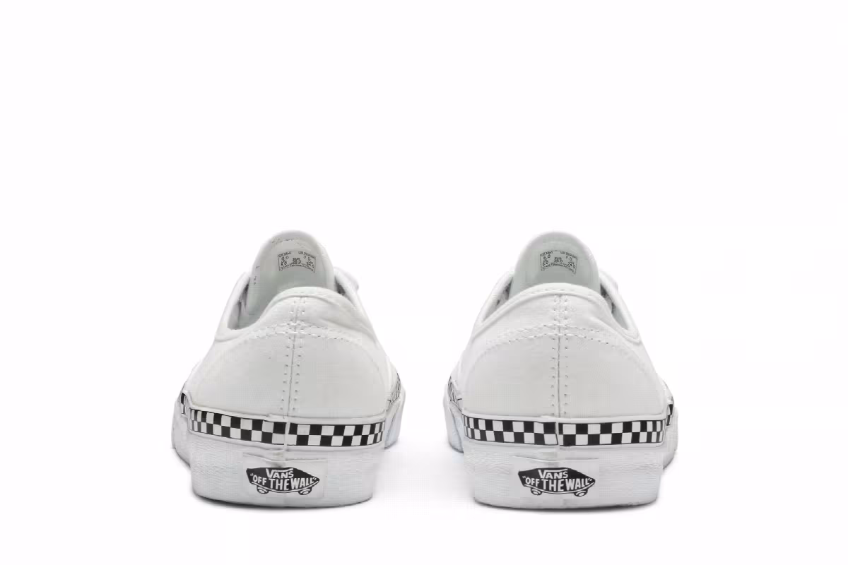 Vans Authentic Check Foxing - White, view 7