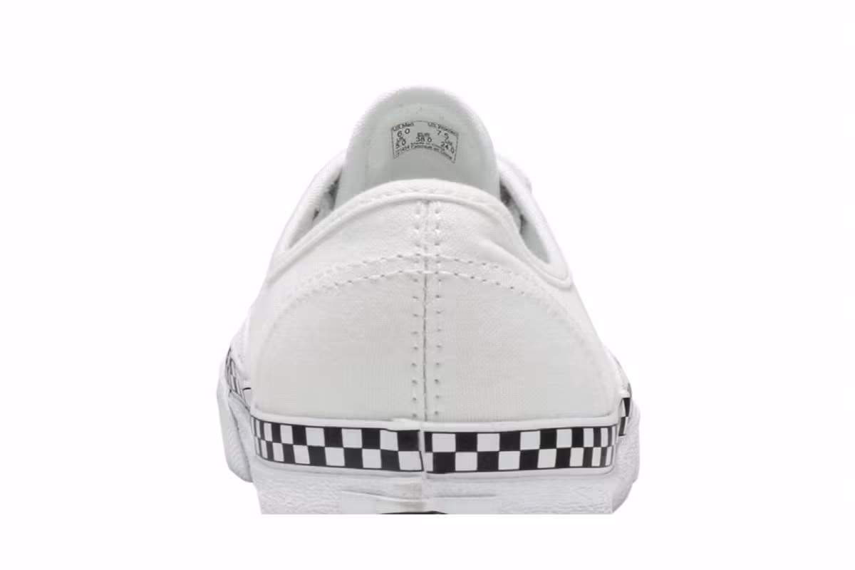 Vans Authentic Check Foxing - White, view 8