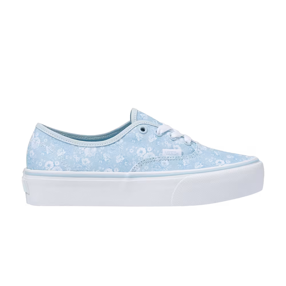Vans Authentic Platform Tonal - Floral Blue