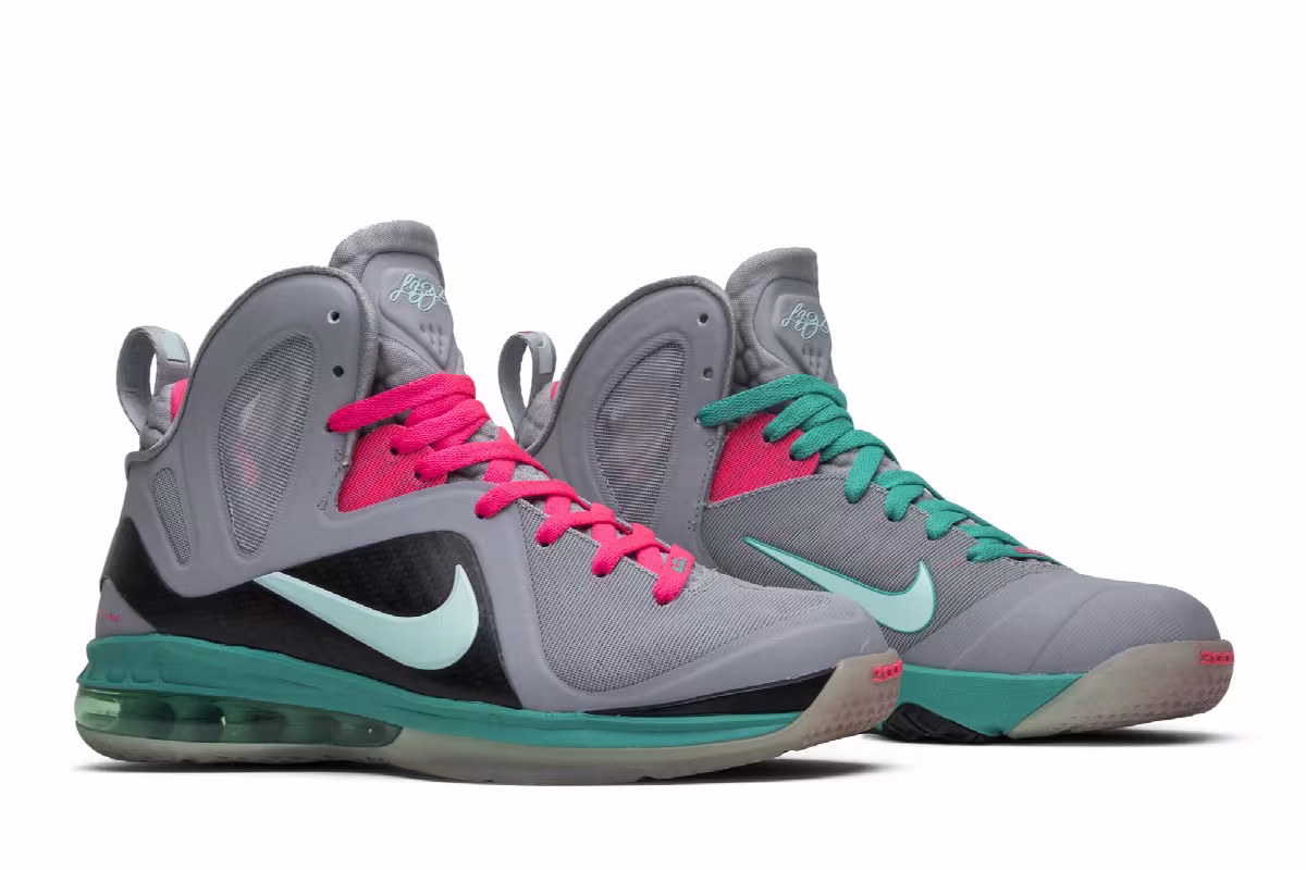 Nike LeBron 9 P.S. Elite 'South Beach', view 9