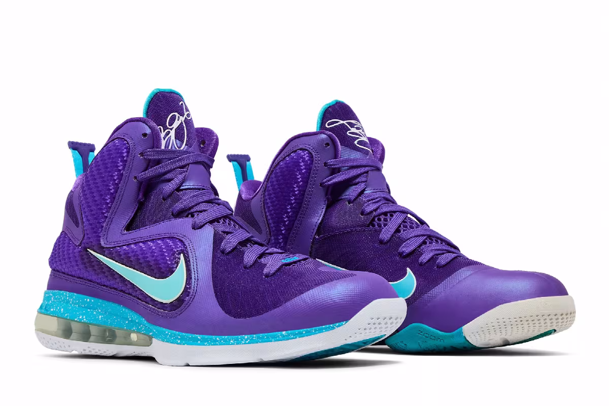 Nike LeBron 9 Summit Lake Hornets, view 9