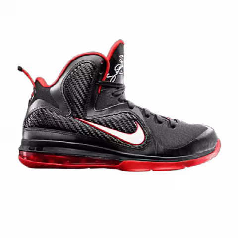 Nike LeBron 9 'Black White Red'