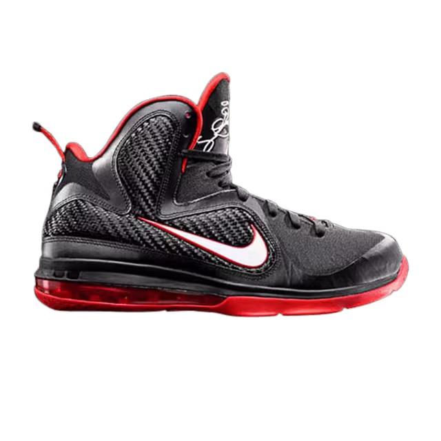 Nike LeBron 9 Black White Red