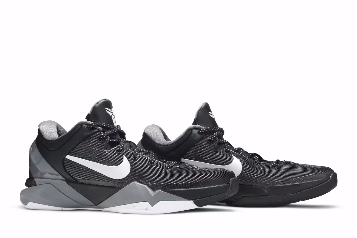 Nike Zoom Kobe 7 XDR Black Wolf Grey, view 9