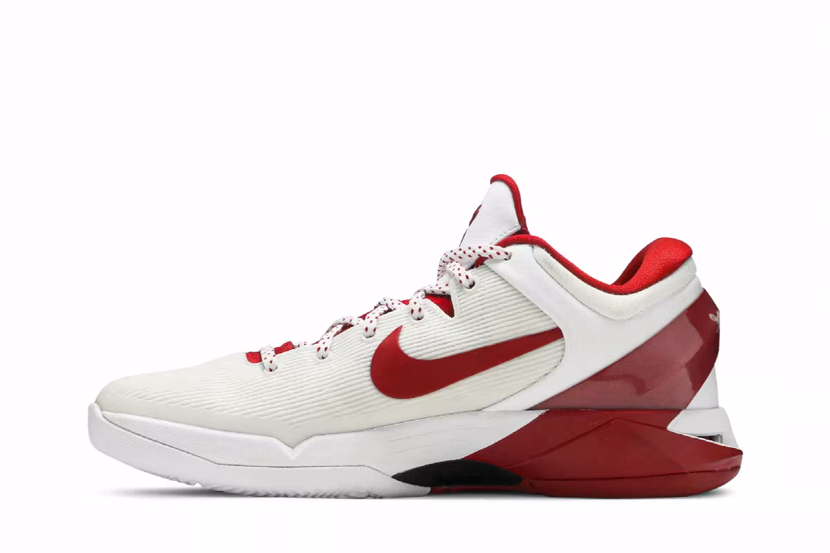 Nike Zoom Kobe 7 System TB White Gym Red, view 4