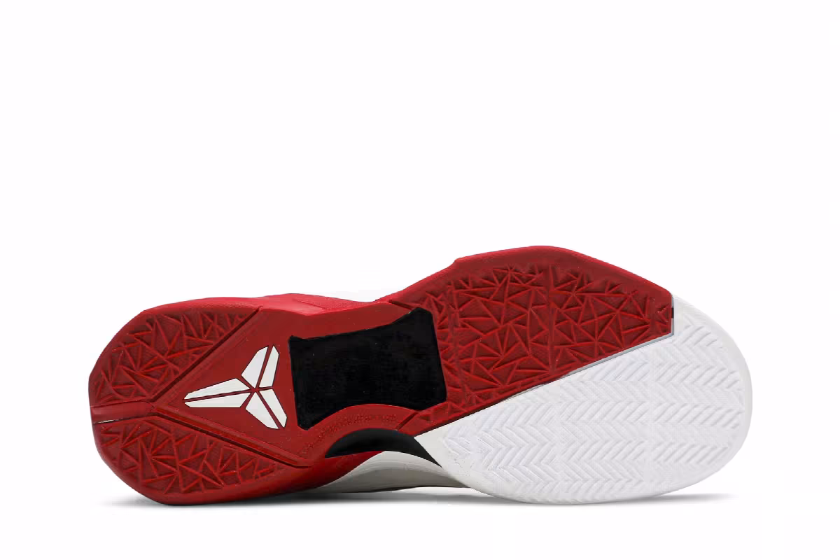 Nike Zoom Kobe 7 System TB White Gym Red, view 5