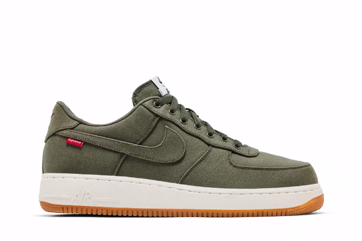 Supreme x Nike Air Force 1 Low Premium 08 NRG Cargo Khaki, view 2
