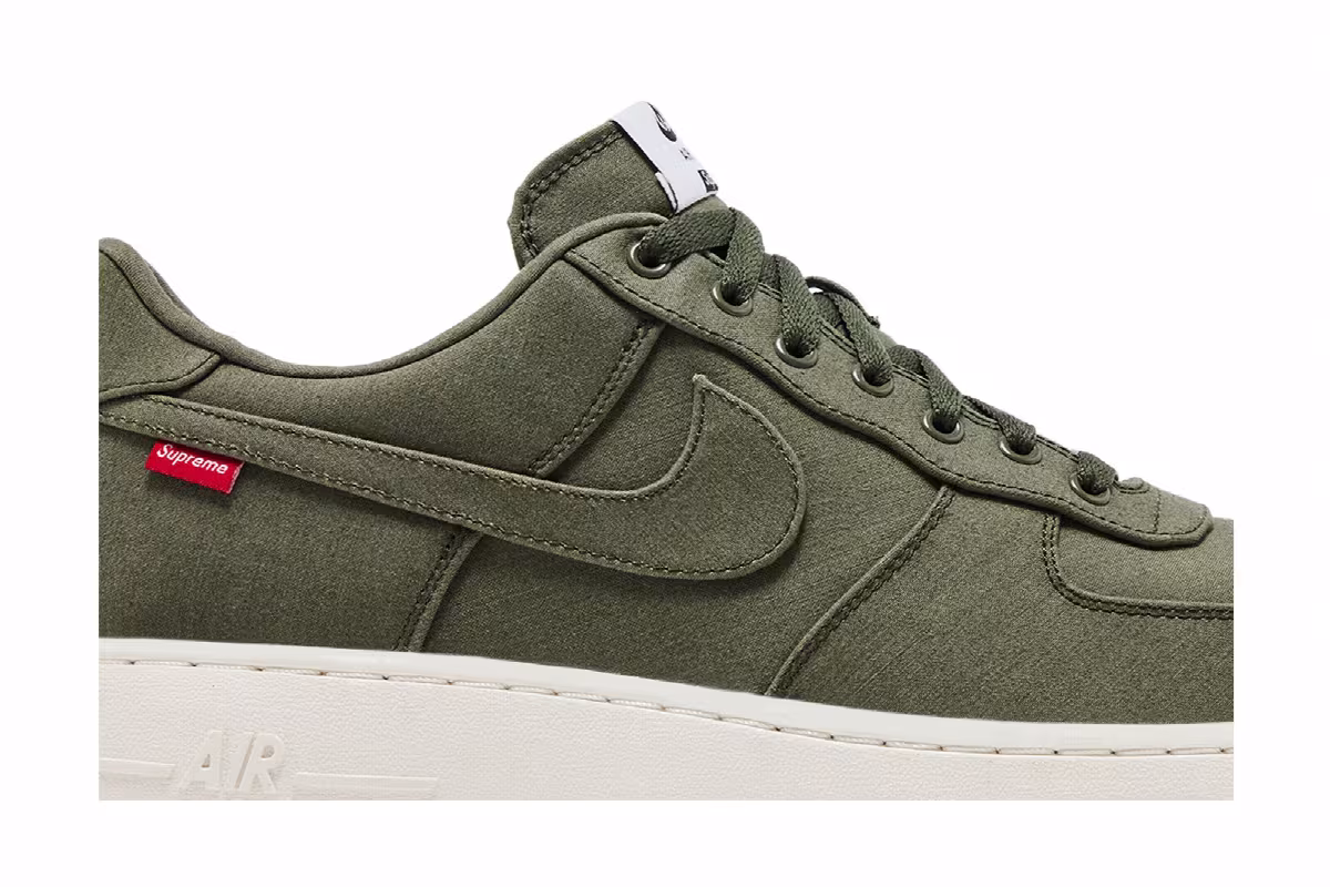 Supreme x Nike Air Force 1 Low Premium 08 NRG Cargo Khaki, view 3