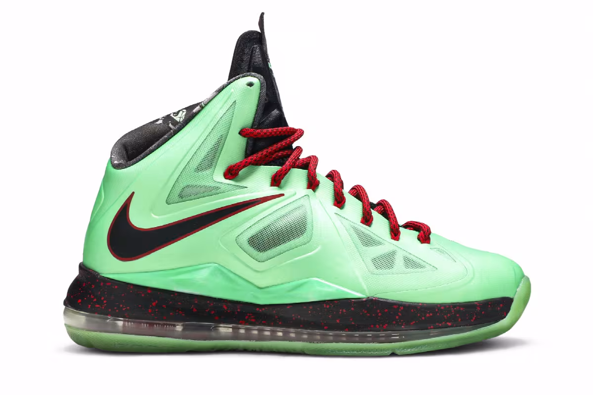 Nike LeBron 10 Cutting Jade, view 2
