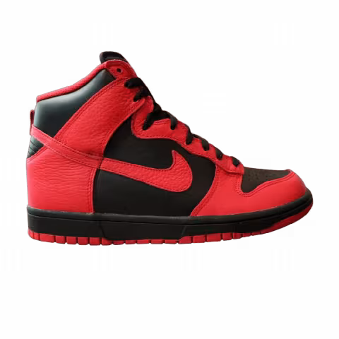 Nike Dunk High 'Black Action Red'