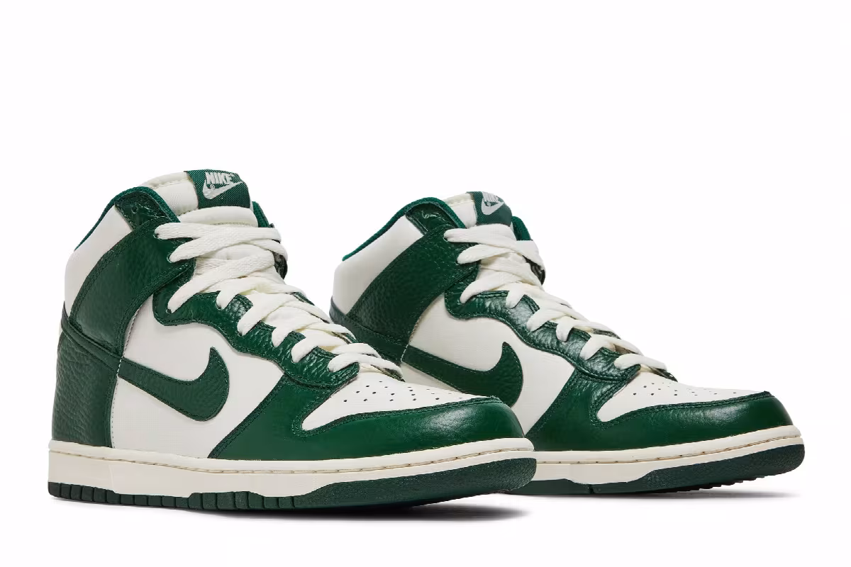 Nike Dunk High Gorge Green, view 9