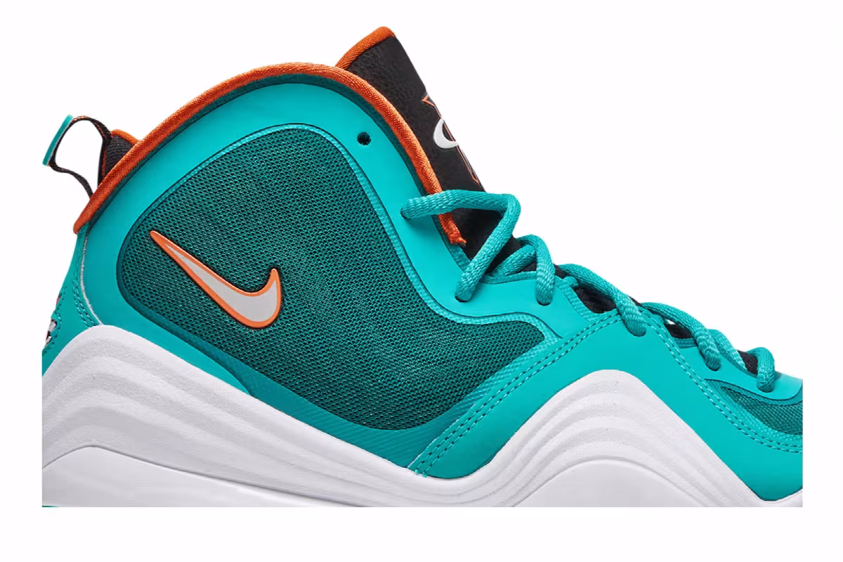 Nike Air Penny 5 Miami Dolphins, view 3