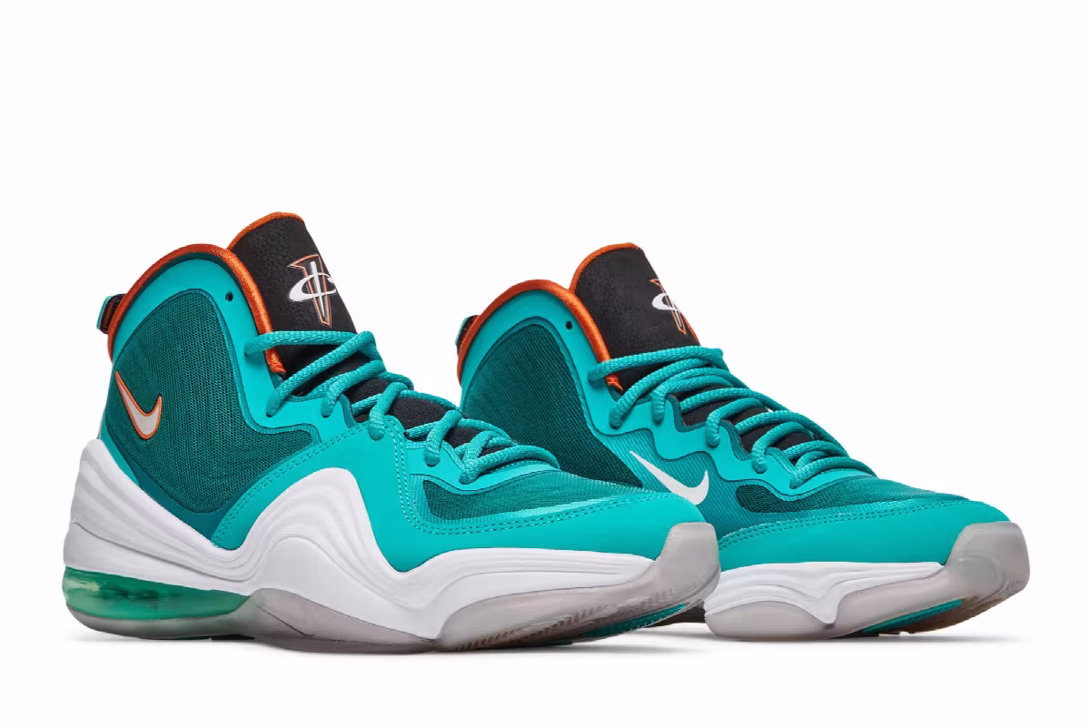 Nike Air Penny 5 Miami Dolphins, view 9