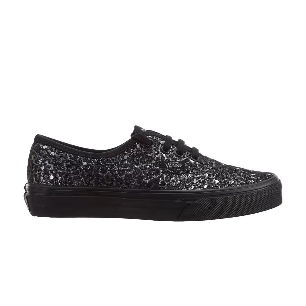 Vans Authentic Little Kids Black Cheetah
