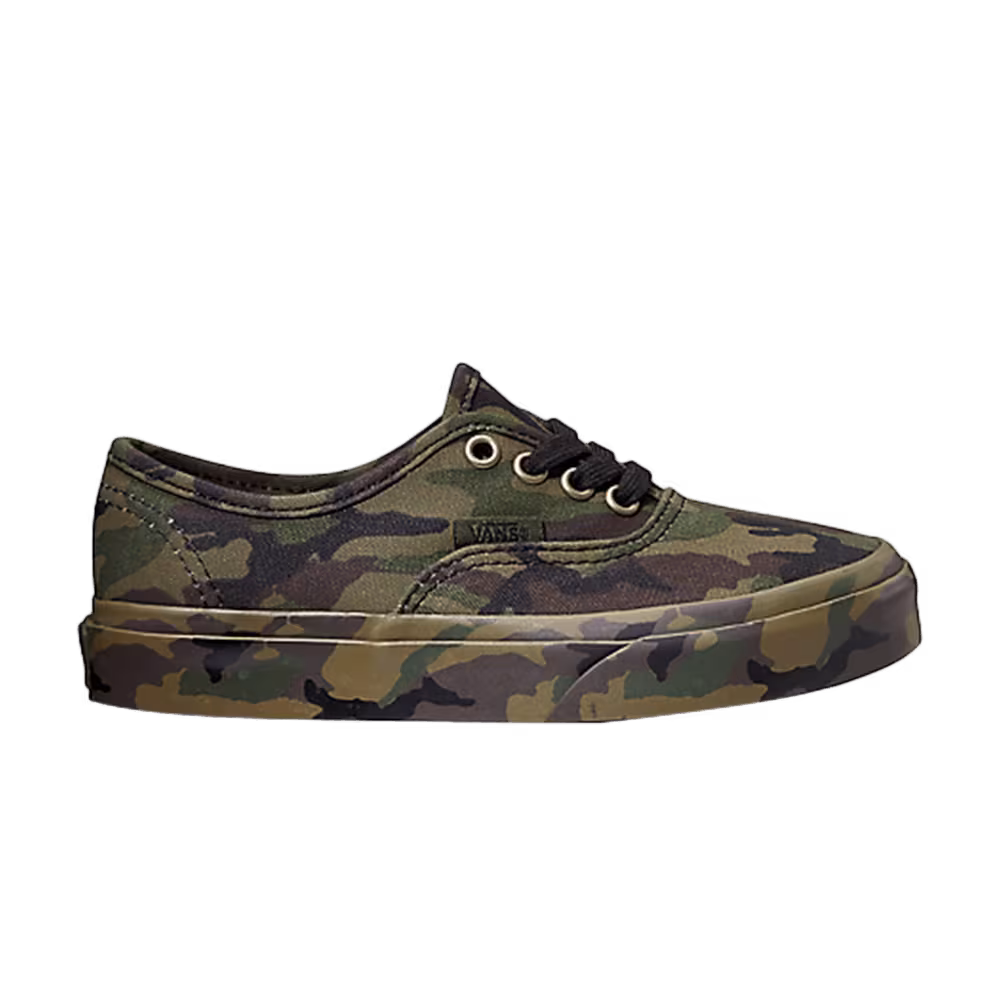 Vans Authentic Big Kids Mono Print Camo