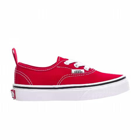 Vans Authentic Elastic Lace Little Kids 'Racing Red'