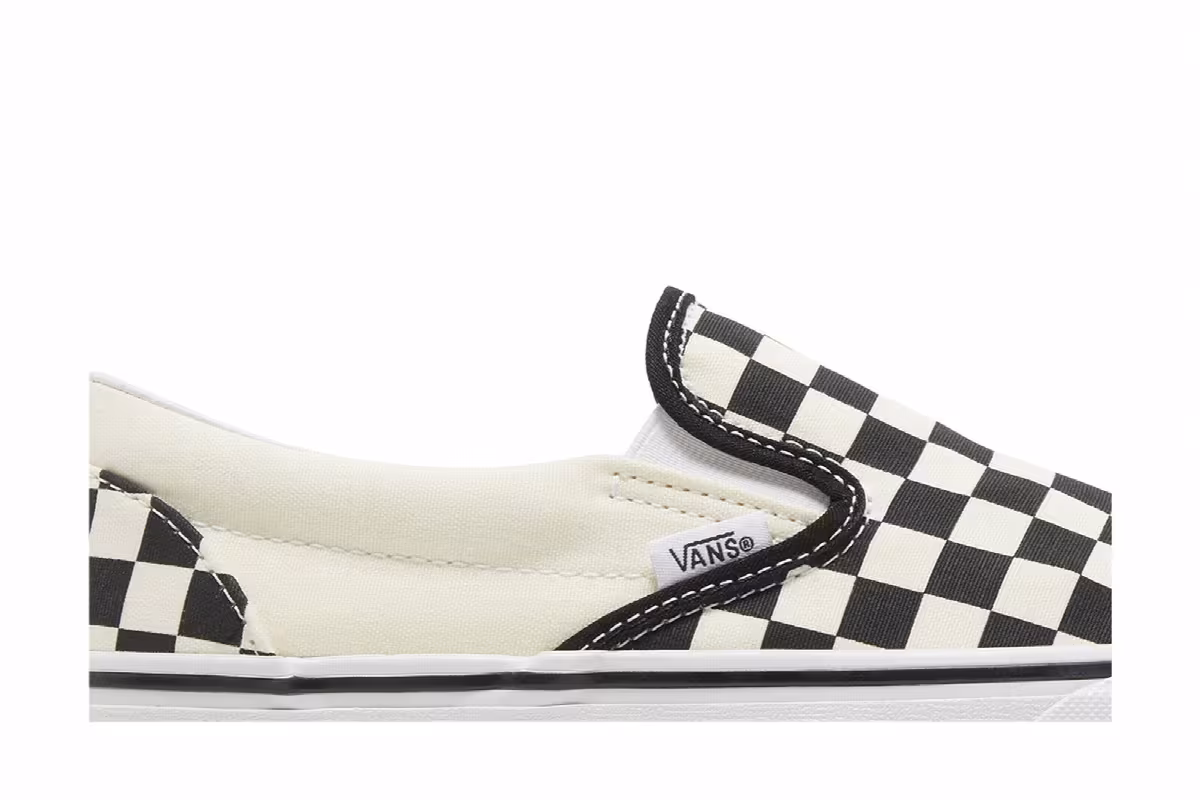 Vans Classic Slip-On Stackform Checkerboard - Black White, view 3