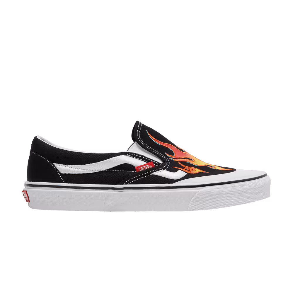 A$AP Rocky x Vans Classic Slip-On Worldwide Pack - Black Flame