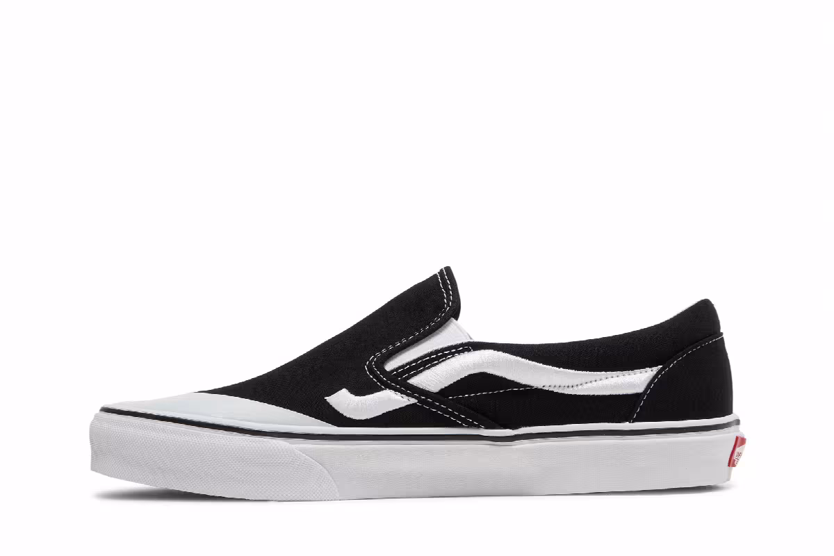 A$AP Rocky x Vans Classic Slip-On Worldwide Pack - Black Flame, view 4