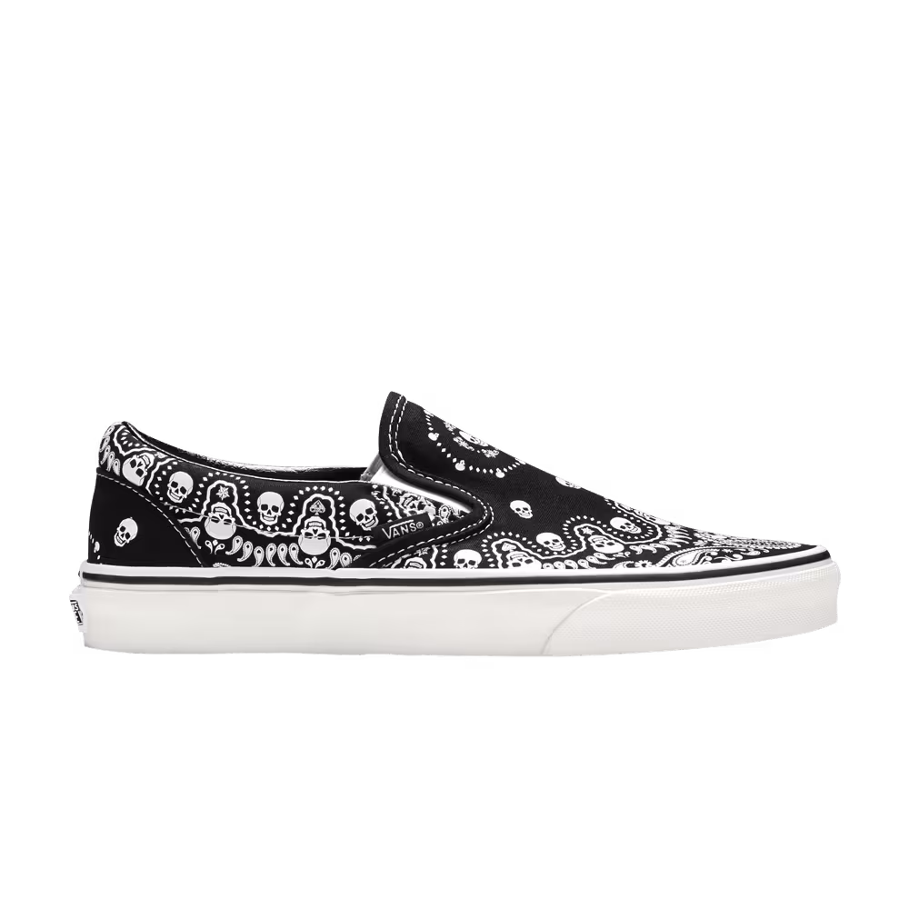 Vans Classic Slip-On Bandana - Black