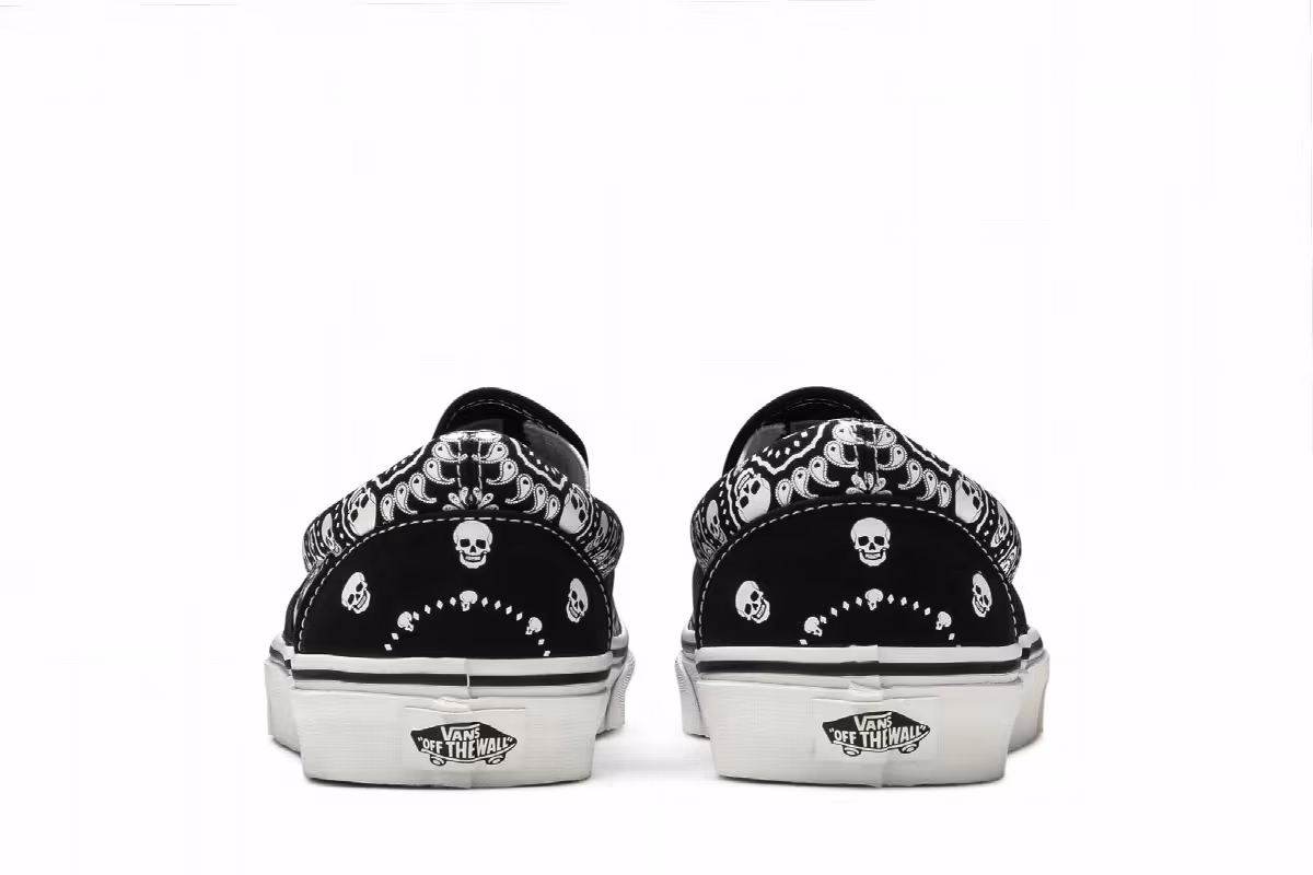 Vans Classic Slip-On Bandana - Black, view 7
