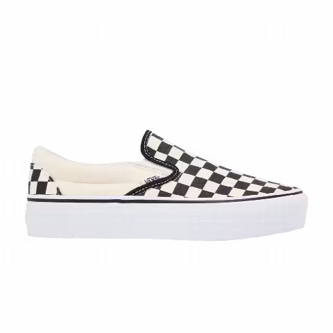 Vans Classic Slip-On Platform 'Checker - Black White'