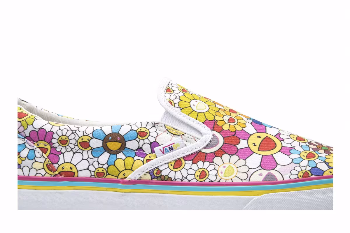 Vans Takashi Murakami Classic Slip-On LX Multi Flower, view 3