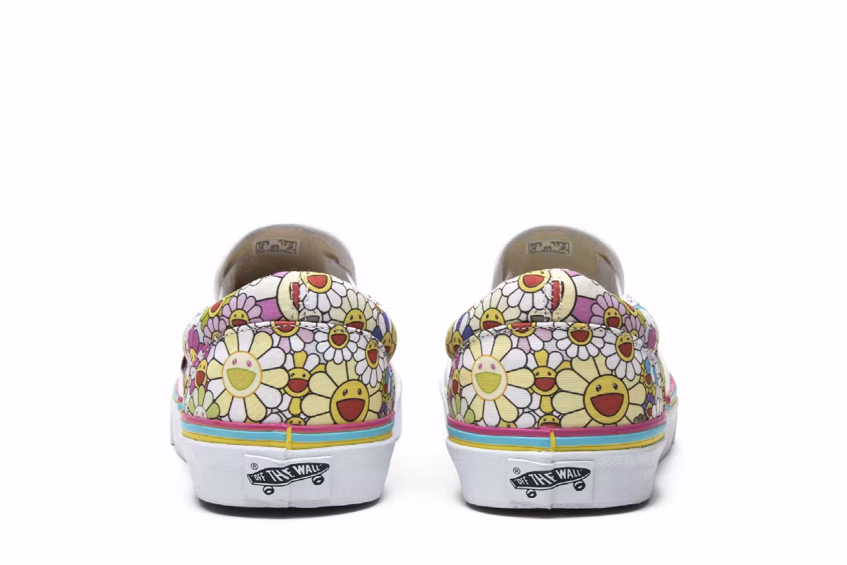 Vans Takashi Murakami Classic Slip-On LX Multi Flower, view 7