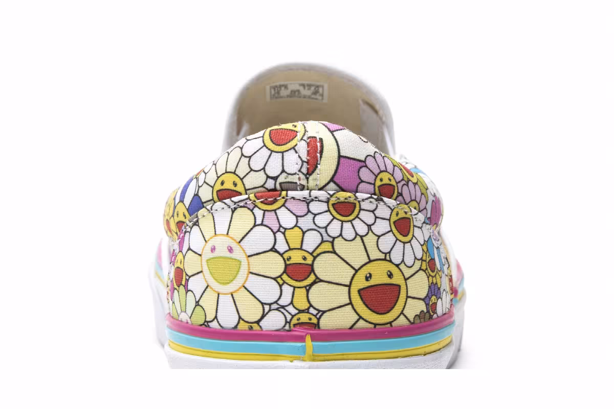 Vans Takashi Murakami Classic Slip-On LX Multi Flower, view 8
