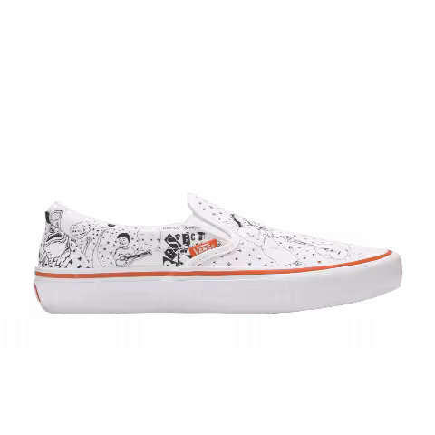 No-Comply x Daniel Johnston x Vans Slip-On Pro 'Doodles'