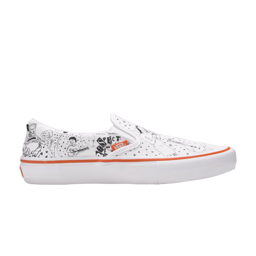 No-Comply x Daniel Johnston x Vans Slip-On Pro Doodles
