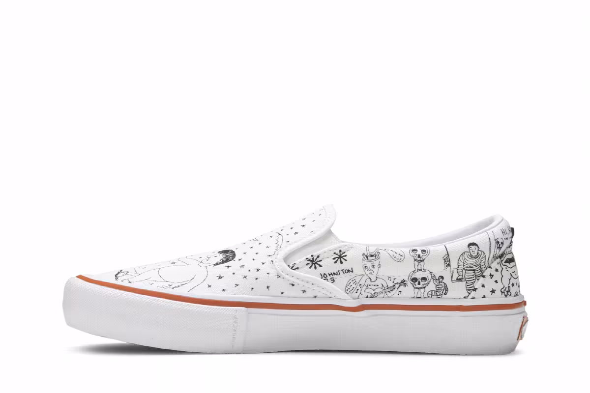 No-Comply x Daniel Johnston x Vans Slip-On Pro Doodles, view 4