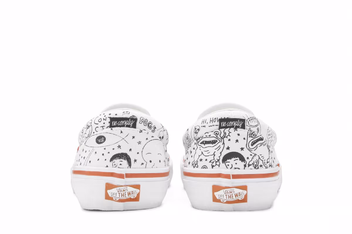 No-Comply x Daniel Johnston x Vans Slip-On Pro Doodles, view 7