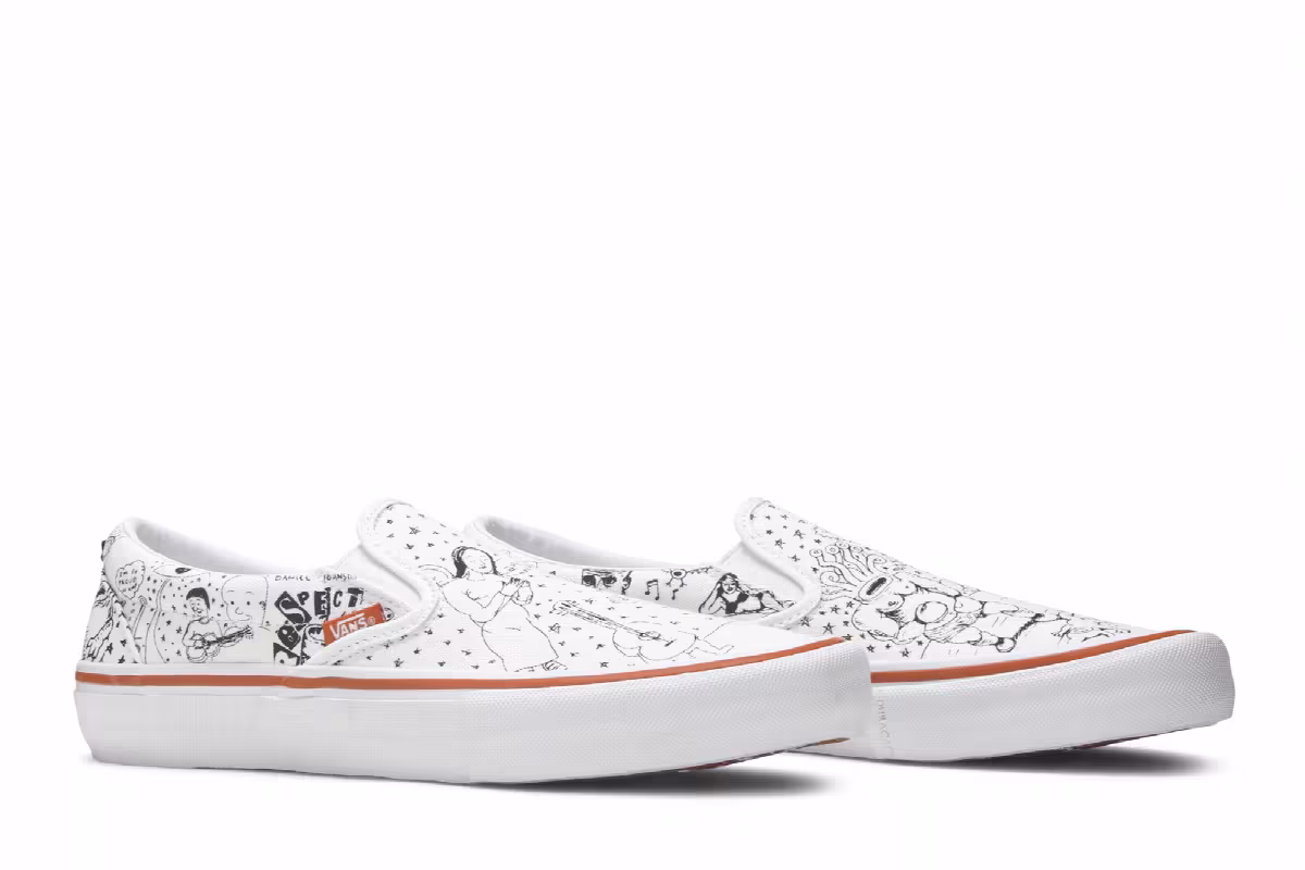 No-Comply x Daniel Johnston x Vans Slip-On Pro Doodles, view 9