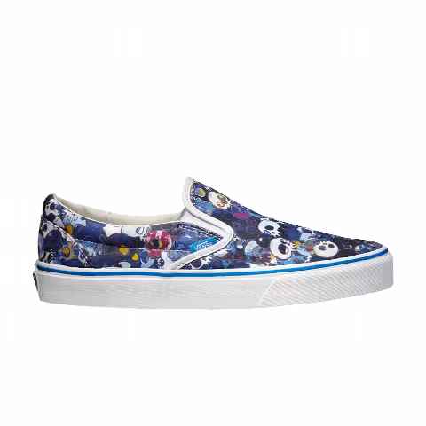 Takashi Murakami x Vans Classic Slip On LX 'Blue Skulls'