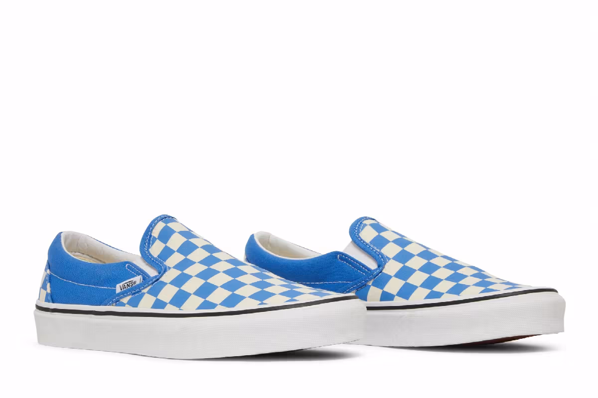 Vans Classic Slip-On Checkerboard - Nebulas Blue, view 9