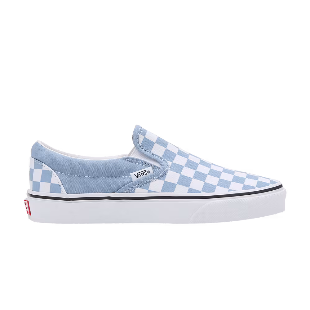 Vans Classic Slip-On Color Theory Checkerboard - Dusty Blue