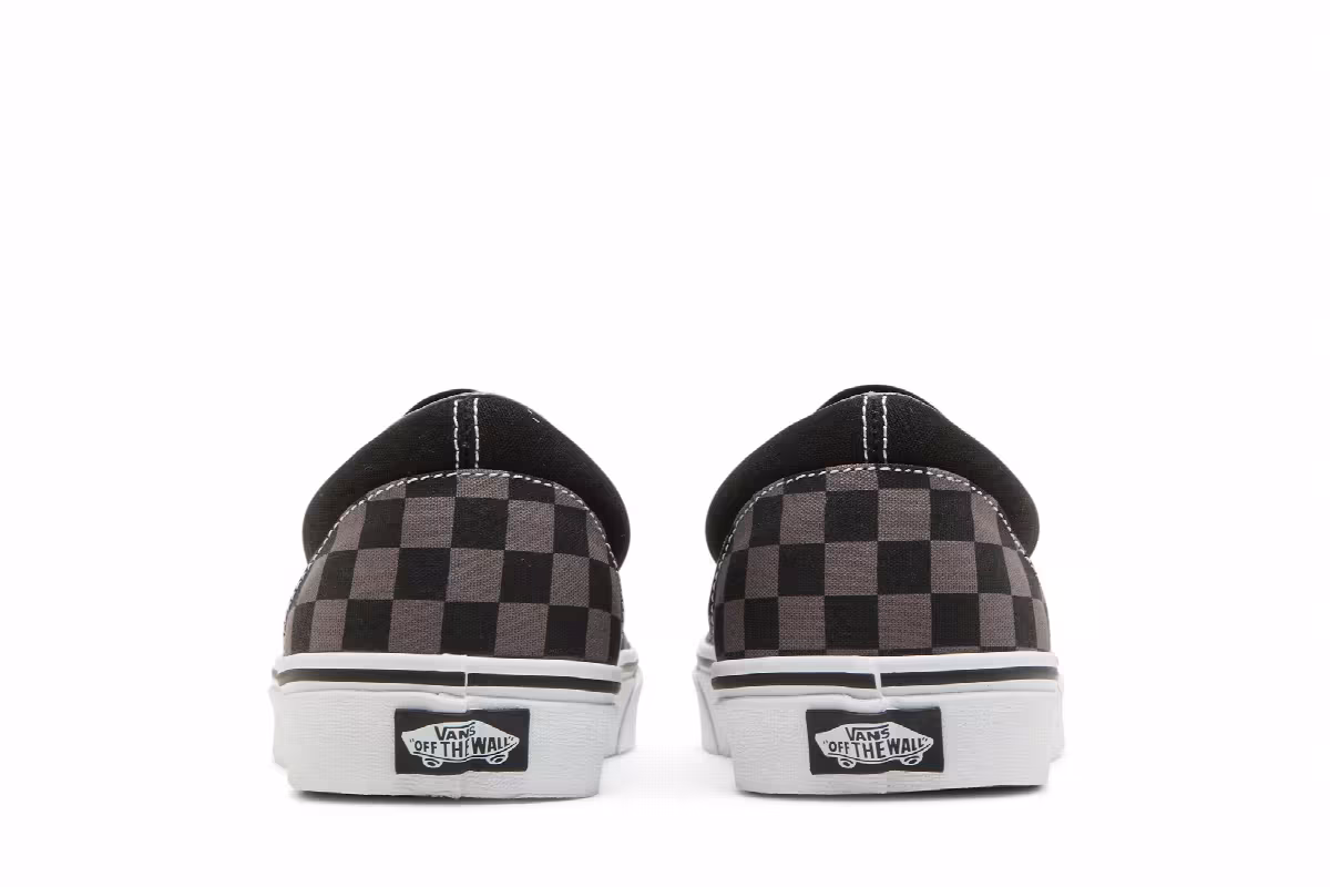 Vans Classic Slip-On Checkerboard Black Pewter, view 7